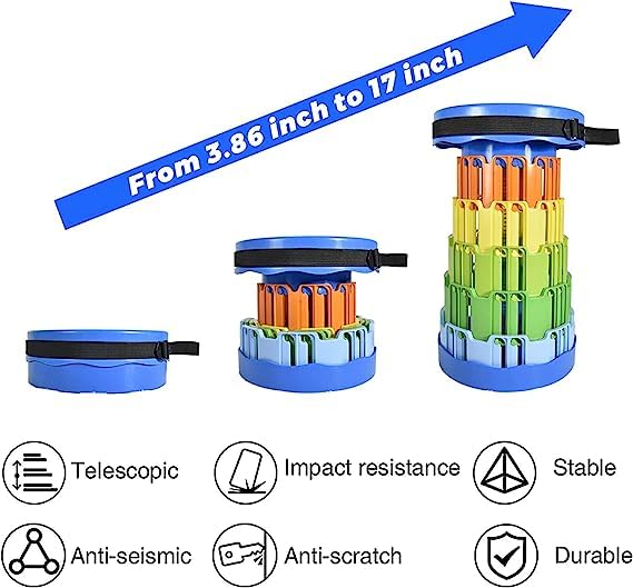 Outdoor Camping Portable Folding Stool, Table for Kids Adults Home, Office, Garden, Traveling, Heavy Quality Material